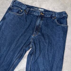 Carhartt Relaxed Fit Jeans Men’s 40x34 Blue Denim Work Pants